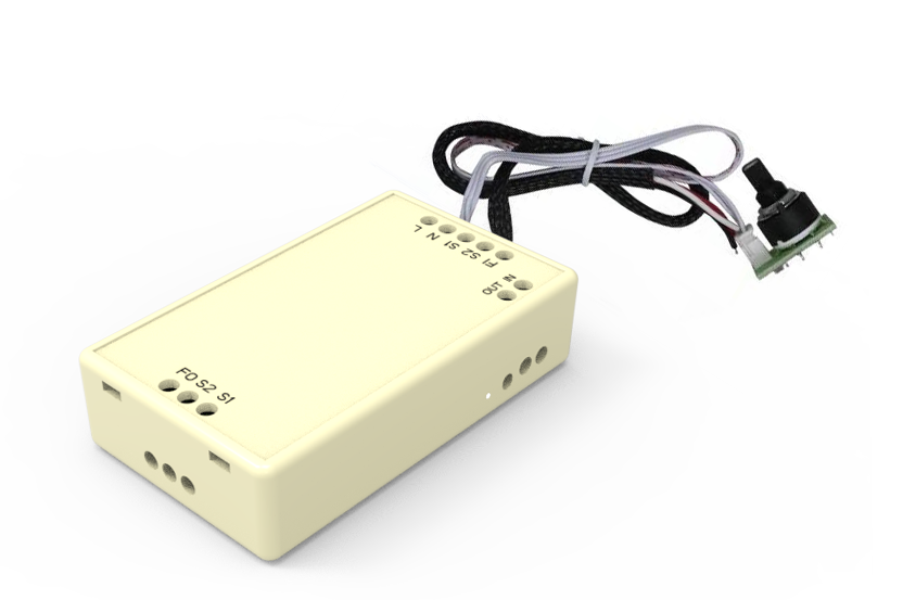 ZigBee 2+1 Node Retrofit switch module 150W each relay